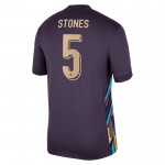 Günstige Fußballtrikots England Stones 5 Auswärtstrikot EURO 2024 Kurzarm
